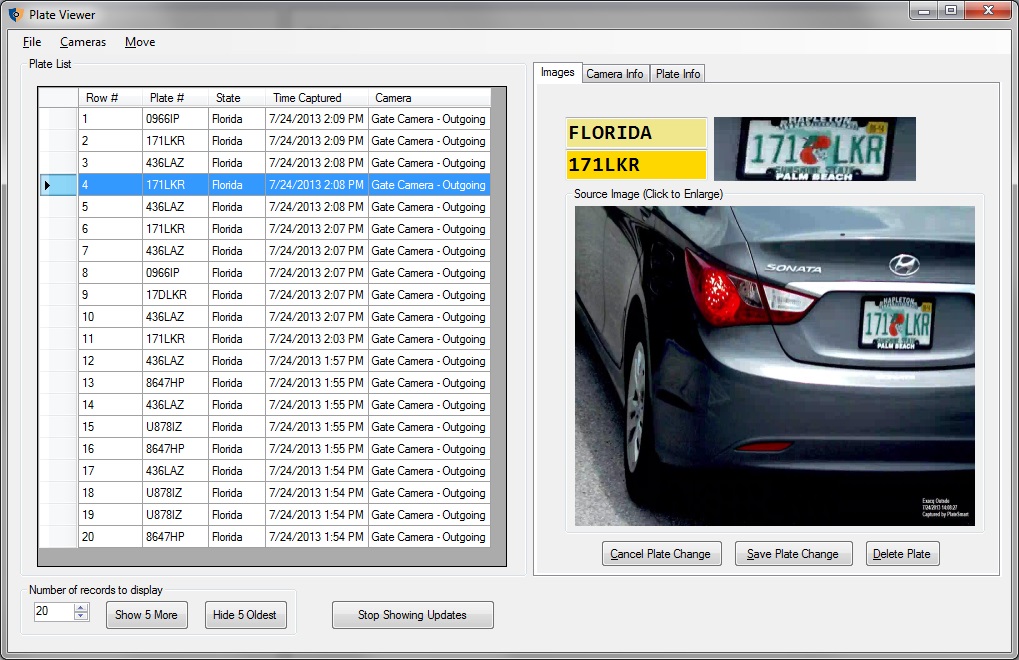 identificare numar auto cu ajutorul camerelor de supraveghere compatibilie